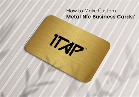 metal business cards with nfc|custom metal nfc business cards.